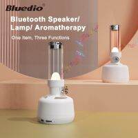 Bluedio FS Portable Bluetooth V5.0 Speaker 52mm Driver Wireless Column LED Light Aromatherapy Diffuser Retro Lamp Home