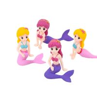 Macaroon Mermaid Cake Toppers Cute Marine Animal Cupcake For Mermaid Birthday Party Dessert Decor Baby Shower Favors