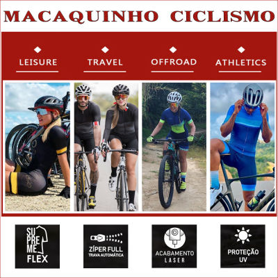Macaquinho ciclismo ผู้หญิงขี่จักรยานแขนสั้น jumpsuit ฤดูร้อนชุดจักรยานเสื้อผ้าจัดส่งฟรี sets