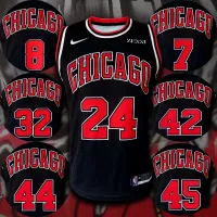 เสื้อบาส เสื้อบาสเกตบอล Basketball NBA Chicago Bulls เสื้อทีม ชิคาโก้ บูลส์ #BK0018 รุ่น Statement 2017-18