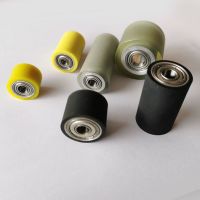 ◄ 1pcs 5mmx20mmx30mm soft glue scroll wheel aluminum core pulley double bearing guide wheels ring abrasion resistant yellow color