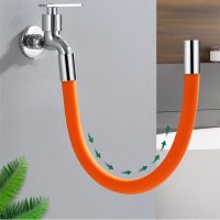 【hot】 Faucet Extension Hose 360° Rotation Bending Extender Basin Saving Filter Tube