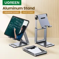 UGREEN Cell Phone Stand Desk Adjustable Aluminum Mobile Phone Holder Compatible for iPhone 13 12 Pro Max, iPhone 11 X SE XS XR 8 Plus 6 7 6S Samsung Galaxy Note20 S20 S10 S9 S8 S7 Smartphone Grey