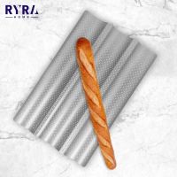 Stainless Steel Non-Stick Bread Pans 2/3/4 Groove Wave Baking Utensils Tray Practical Cake Pan Mat Mold Baking Liners