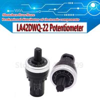 LA42DWQ-22 1K 2K 5K 10K 20K 50K 500K 22มม. กระถางทรงกลมโรตารี่เครื่องแปรตัวต้านทานปรับค่าได้สวิตช์ต้านอินเวอร์เตอร์