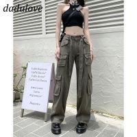 COD DaDulove 2022 American Ins Trend Loose Wide-leg Pants Multi-pocket Overalls Jeans Fashion Womens Clothing