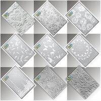 3d Embossed Folders Such As New Heart-shaped Flower Bouquet Chrysanthemum Field Blooming Enhui Leaves Judie Stunning Mandal