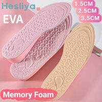 EVA ความสูงเพิ่มขึ้น Insoles ที่มองไม่เห็นสำหรับผู้หญิงหน่วยความจำโฟมพื้นรองเท้าด้านในใส่ยกส้น C Omfort สีชมพูความสูง Insoles