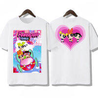 Power Puff Girl t-shirtเสื้อยืดผ้าฟอก Unisex Cotton  ?งานใหม่ ทำเก่า ผ้าฟอกเฟดนุ่ม ไร้ตะเข็บข้าง สกรีนจม หน้าหลัง ️️