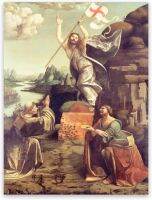 Zzpt การคืนชีพของ Christ ภาพพิมพ์ศิลปะ Giovanni Antonio Boltraffio โปสเตอร์พระเยซูศิลปะบนผืนผ้าใบสำหรับติดกำแพงที่ไม่ซ้ำกันภาพวาดทางศาสนาสำหรับห้องนั่งเล่นของตกแต่งห้องนอนบ้านไม่มีกรอบ Xinxcm