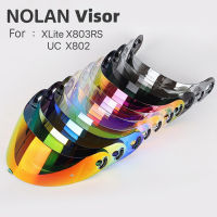 Nolan X-Lite กระจกช่องมองภาพสำหรับ X-802 X-661 X-702 X603หมวกกันน็อครถจักรยานยนต์ Visor หมวกกันน็อคป้องกันรังสียูวีรถจักรยานยนต์หมวกกันน็อค sunshield Visor