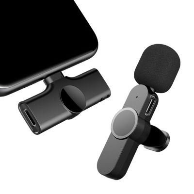 2021 NEW Wireless Lavalier Microphone Lapel Clip Mic For IPhone Android Phone Support Multi-channel Real-Time Mixing