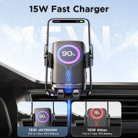 Joyroom 15W Wireless Charger ที่วางศัพท์ในรถยนต์ Car Charger stager rotatable Air Vent Dashboard ที่วางศัพท์ Car Charger Support