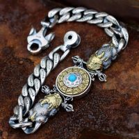 ✶❧❂  Ms lucky money the mythical wild animal bracelet handmade male style restoring ancient ways vajra six words skin QiuYin