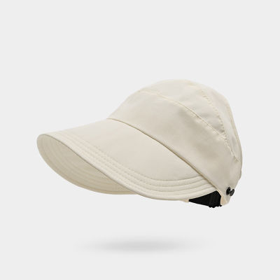 Laogeliang หมวกป้องกันรังสียูวีหมวกชาวประมงหมวกกันแดดชายหาดฤดูร้อนหมวกปีกกว้างแบบพับได้หมวกครึ่งปีกปรับได้