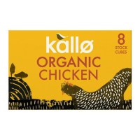 Kallo Organic Chicken 8 Stock Cubes แคโล่ ซุปก้อนไก่ ออร์แกนิก สูตรดั้งเดิม 66g