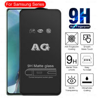 Matte ฟิล์มกระจกเต็มจอ แบบด้าน AG ของรุ่น Samsung A14 A34 A53 A54 A13 A03S A02S A50 A20 A30 A50S A30S M30 M31 M51 A31 A51 A71 A32 5G A12 A10 A10S A20S A02 M02 A21S ฟิล์มเต็มจอเต็มกาว กระจกนิรภัย 9H