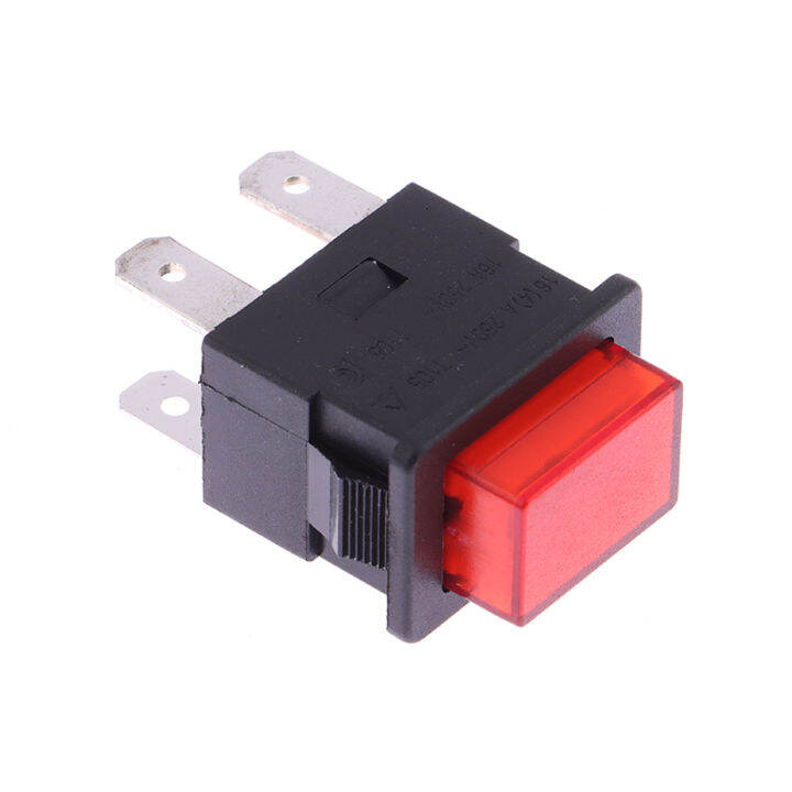 qnljgv PS23-16 Self-locking Pushbutton Switches 4Pin 250V 16A Socket ...