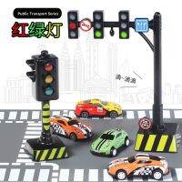 【CC】 Safety Dducation Traffic Child Educational with 19 Pcs Road Sign Failures