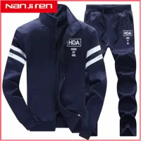 Nanjiren free shipping Spring and autumn leisure sports suit male trend Korean version of baseball clothes Slim jacket student handsome sweater two-piece