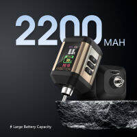 Ambition korall แบตเตอรี่ความถี่ RCA 2200mah ความถี่ที่แม่นยำความเสถียรสูงของรอยสัก