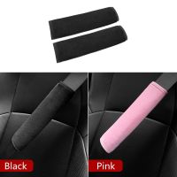 2pcs Universal Seat Belt Shoulder Guard Car Seat Belt Cover for a More Comfortable Drive Pink Soft Plush Seat Belt Shoulder Pad Seat Covers