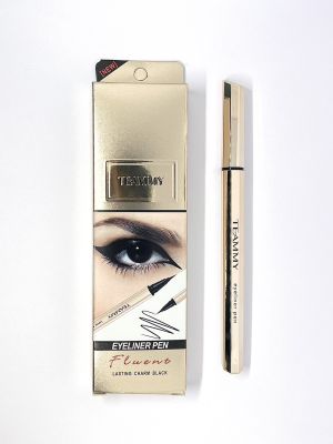 อายไลน์เนอร์กันน้ำ (แพ็ตเกจใหม่) TEAMMY Eyeliner Pen #Lasting Charm Black