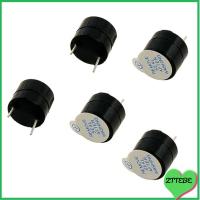 ZTTEBE 5pcs 5V ค่ะ Piezo Buzzer ขั้ว2ขั้ว 129.5มม. เสียงกริ่งต่อเนื่อง DC SOUNDER สีดำสีดำ เสียงกริ่ง