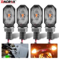 12V Mini LED Motorcycle Turn Signal Universal Amber Flashing Blinker Light Transparent shell for Suzuki Kawasaki Yamaha