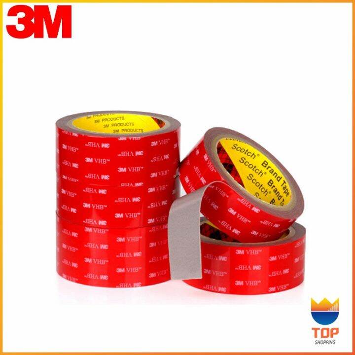 top-ทปกาวสองหน้า-3m-กาวโฟม-เทปกาวสองหน้ากันน้ำ-3m-double-sided-tape