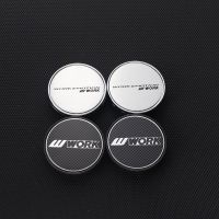 Style car 4PCS 54MM Work Emotion Center Cap Fit 49mm Inner Rim Hole VS Racing Letter Logo Wheel Covers Cap Hubcaps Rims Accessories