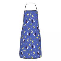 Usagi Tsukino Luna Sailors Moon Apron Kitchen Chef Cooking Baking Bib Women Men Japanese Manga Tablier Cuisine for Painting