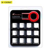 E-YOOSO 12 Shot Injection Backlit Electroplated mechanical keyboard key caps style Including key-puller