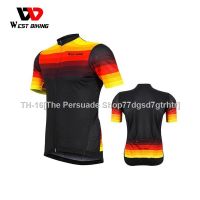 ☃ WEST BIKING Cycling Jersey Summer Sports Short Sleeve Cool Quick Men Dry MTB Road Bike Team Cycling Clothing