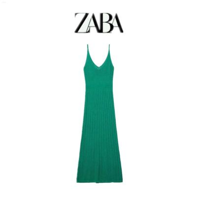UR ZA COS เสื้อผ้าสตรีใหม่ฤดูใบไม้ร่วงชุดเดรสคอกลมยาวมีสายคล้องคอผ้าอย่างดี7901808 500