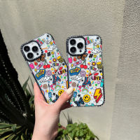 CASE.TIFY Air cushion protection Phone Case for iphone 14 14plus 14pro 14promax 13 13pro 13promax 12 12pro 12promax cute for iphone 11 11promax x xr xsmax 7+ 8+ Cartoon phone case cute INS style popular Anti-drop anti-skid girl phone case cartoon label