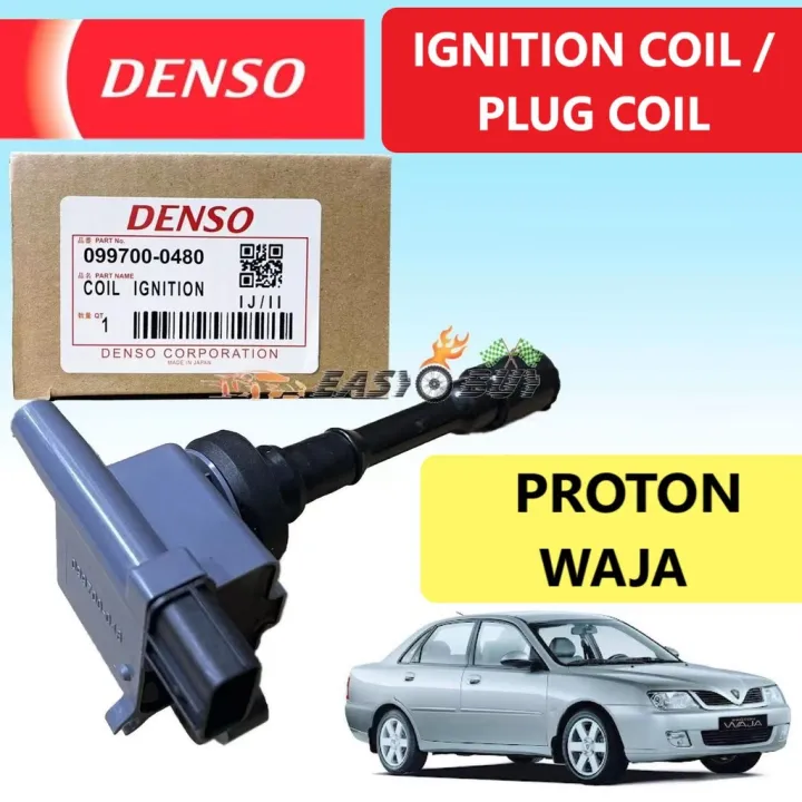 100 ORIGINAL DENSO JAPAN IGNITION COIL PLUG COIL PROTON WAJA 1 6 