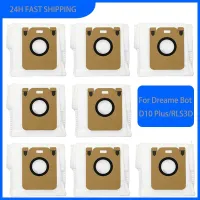 For XiaoMi Dreame Bot D10 Plus Dust Bag Accessories RLS3D Robot Vacuum Cleaner Bags Dirty Bag Replacement Parts