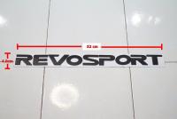 ป้ายตัวนูนพลาสติกติดฝากระโปงหน้าสำหรับ TOYOTA REVOSPORT สีดำขนาด52.x4cm เทียบแท้ ติดตั้งด้วยเทปกาวสองหน้าด้านหลัง **ร้านนี้การันตีคุณภาพ