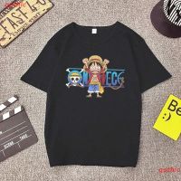 leee เสือยืดผู้ชาย เสื้อบอดี้โ ღღ**READY STOCK*ONE PIECE Manga Anime Printed Graphic Short Sleeves T-Shirt Fashion/Ove KKX