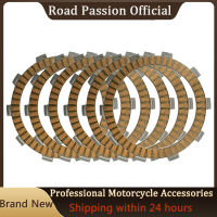 Road Passion 6Pcs รถจักรยานยนต์คลัทช์แรงเสียดทานแผ่นสำหรับ HONDA XR250R XR 250 R 1984-2004 XR250 III 2003 XR250L L 1991-1996