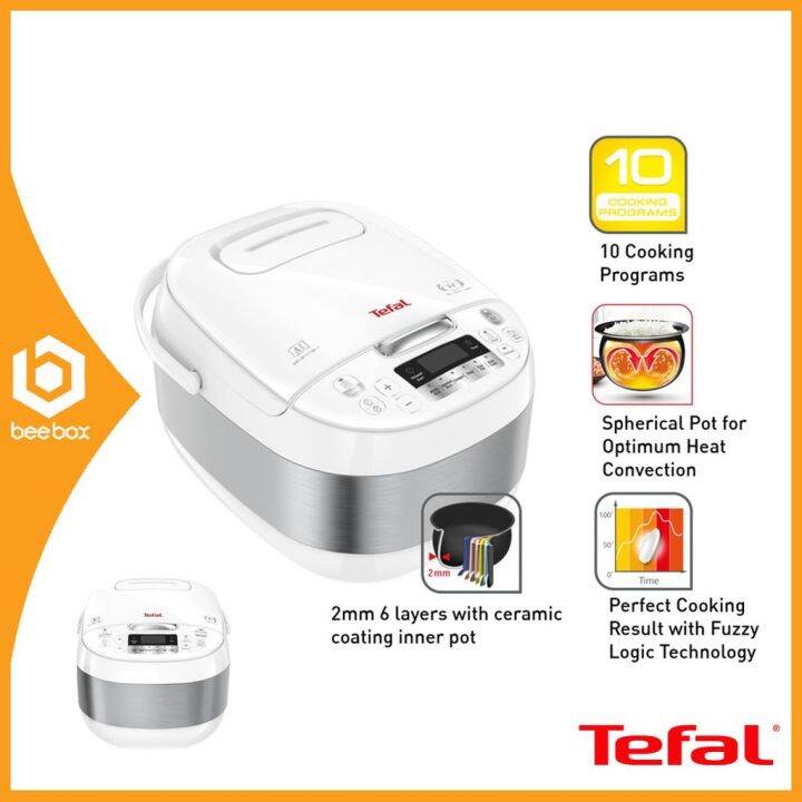 tefal rk7521 delirice fuzzy logic 1.8 l rice cooker