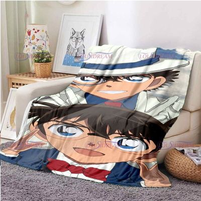 （in stock）Classic anime Conan blanket, adult blanket, childrens orchid sofa（Can send pictures for customization）