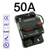 【❉HOT SALE❉】 KKP HAPPY STORE 30a-300a กล่องฟิวส์แอมป์รีเซ็ตวงจรเบรกเกอร์ฟิวส์ Dc 12-48V รถยนต์เรืออัตโนมัติกันน้ำตัวแปลงฟิวส์รถยนต์