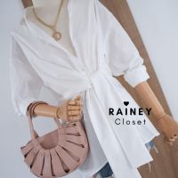 Rainey Closet -  Cordia sweet shirt เสื้อเชิ้ต Cotton Candy