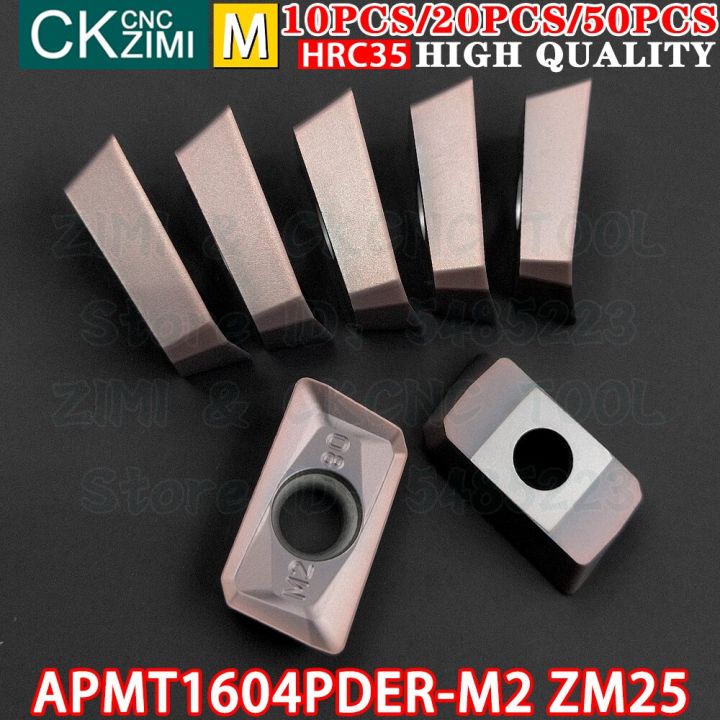 apmt1604pder-m2-zm25-apmt-1604-pder-m2ใส่คาร์ไบด์ไหล่เครื่องกลึงเกลียวกัด-cnc-เครื่องกลึงโลหะเครื่องมือตัด-indexable