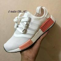 รองเท้าผ้าใบอดิดาส รองเท้าแฟชั่นAdidas NMD R1 Cream-Pink TM ใส่ได้ทั้งผู้หญิงและผู้ชาย พร้อมกล่องแบรนด์