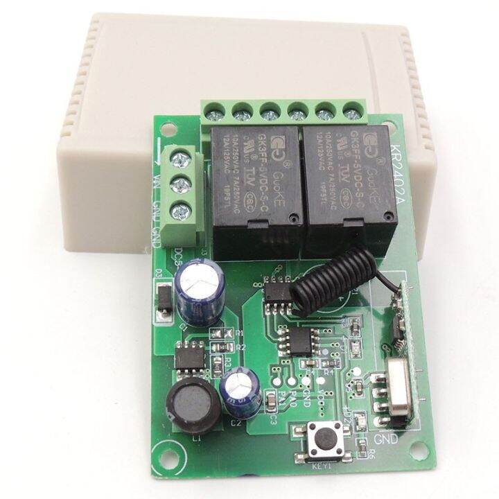 rf Remote Control System 433Mhz Wireless DIY Switch DC 5V~30V 2CH rf ... Circuit Diagram