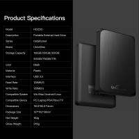 UnionSine External Hard Drive 2.5 "; HDD 320Gb500Gb1Tb USB3.0 External Hard Disk Storage ใช้งานร่วมกับเดสก์ท็อปแล็ปท็อป hot