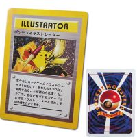 8.8*6.3cm Pokemon Pikachu Illustrator Cards Game Pokemon Game Collection Diy Flash Cards Gift Children Toys